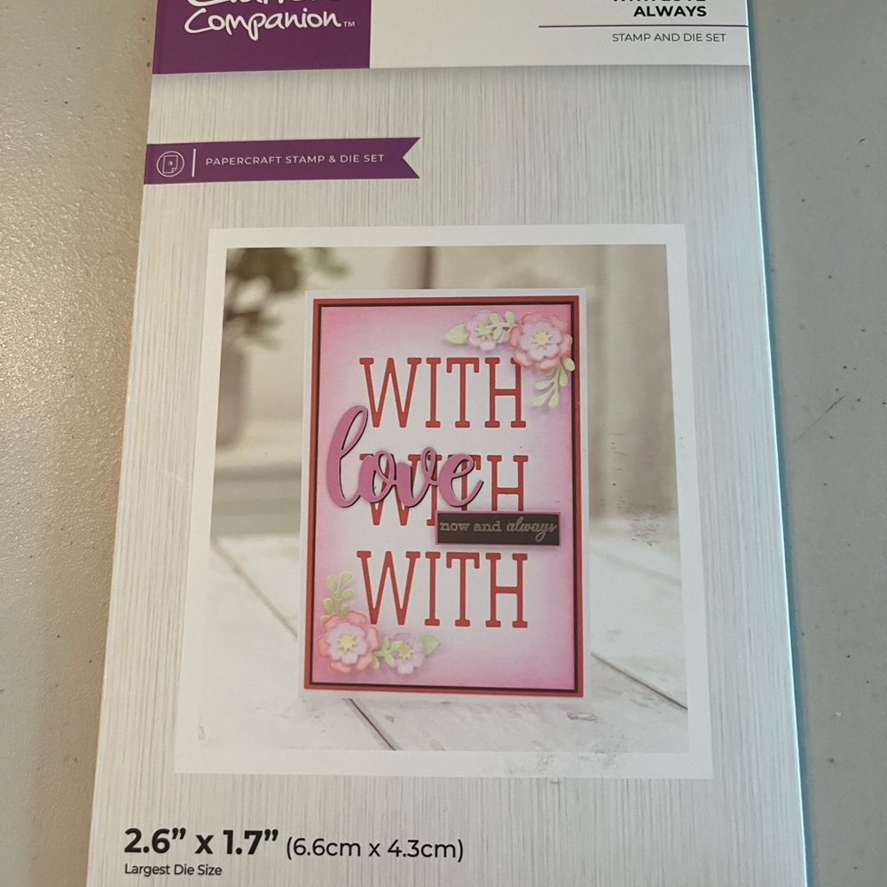 Crafter's Companion Stamp and Die Set